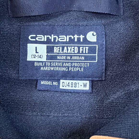 Carhartt Black Relaxed Fit Pullover - Picture 2 of 6